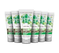 Sunsilk, Trattamento Intensivo 1 Minute Wow, Maschera Capelli Secchi, con Aloe Vera, 98% di Ingredienti di Origine Naturale, Senza Siliconi, Coloranti e Oli Minerali, 6 Pezzi da 180ml