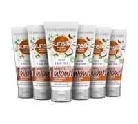Sunsilk, Trattamento Intensivo 1 Minute Wow, Maschera Capelli Secchi, con Cocco e Aloe Vera, 98% di Ingredienti di Origine Naturale, Senza Siliconi, Coloranti e Oli Minerali, 6 Pezzi da 180ml