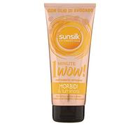 6 pz SUNSILK 1 Minute Wow Morbidi & Luminosi Trattamento intensivo capelli 180ml