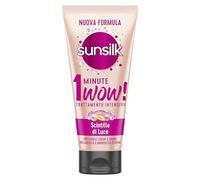 Sunsilk, Trattamento Intensivo 1 Minute Wow, Maschera Capelli Secchi, Linea Scintille di Luce, Trattamento Capelli Danneggiati, con Olio di Jojoba, Collagene e Biotina, 180ml