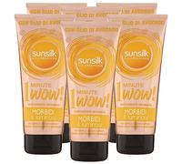 Sunsilk Trattamento Intensivo 1 Minute Wow Morbidi e Luminosi Maschera per Capelli Secchi e Spenti con Olio di Avocado Azione Nutriente e Idratante - 6 Flaconi da 180ml