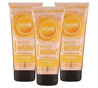 Sunsilk Trattamento Intensivo 1 Minute Wow Morbidi e Luminosi Maschera per Capelli Secchi e Spenti con Olio di Avocado Azione Nutriente e Idratante - 3 Flaconi da 180ml