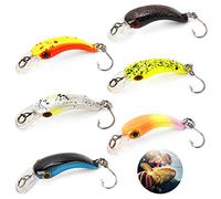 SUNSK Esche da Pesca Alla Trota Cucchiaini Esche Artificiali Pesca Spinning Mare Esche da Pesca per la Carpa d'Acqua Dolce di Acqua Salata Bass 6 Pezzi