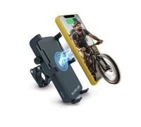 Sunslice Supporto per bicicletta con power bank integrato e luce LED.
