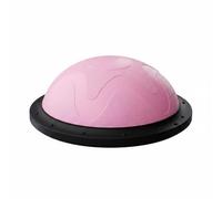 SunsoilGiant Balance Training Ball Palla Antiscivolo Mezza Cupola per Workout Struttura Assorbente Colpi Ed Elastica Utilizzata per Stretching Stabilizzazione, Rosa, Rosa
