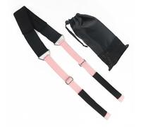 SunsoilGiant Benda per Lo Stretching Non Elastica con Supporto Regolabile per Lo Splits Adatta per Ballerini Ginnasti E Appassionati di Fitness, Rosa