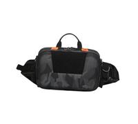 SunsoilGiant Borsa Lure Multifunzionale per Accessori Pesca con Tasca Organizer Manico Ergonomico Tessuto Oxford Impermeabile Struttura Rinforzata Resistente, Grigio