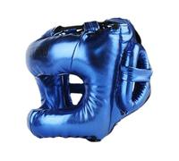 SunsoilGiant Casco Integrale con Massima Protezione, Materiale PU Morbido, Adatto per Sparring, Muay Thai, E Kickboxing, Blu