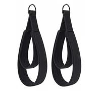 SunsoilGiant Cinghia Pilates Polso Fascia Allenamento con Imbottitura Morbida E Impugnature Antiscivolo Adatta a Sessioni E Centri Professionali di Pilates, Nero