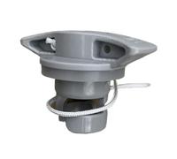SunsoilGiant Coperchio di Ricambio per Valvola del Kayak, Grigio
