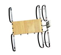 SunsoilGiant Kit di Giunzione E Supporto per Telaio di Assemblaggio della Tavola da Paddleboard, Versatile per Catamarano, in Lega di Alluminio E Legno, Resistente, Installare Un Motore Fuoribordo