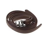 SunsoilGiant Set di 2 Staffe Inglesi in Cuoio con Fibbie in Acciaio Inossidabile, Accessori per Equitazione, caffè