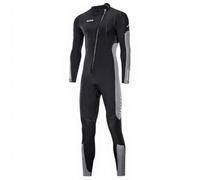 SunsoilGiant Tuta Muta per Uomo con Materiale in E Nylon per Isolamento Termico E Comfort Durante Il Nuoto con Struttura Flessibile per Movimenti Ottimali Adatta, Grigio, L