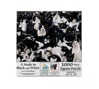 SUNSOUT INC A Study in Black and White 1000 pc Jigsaw Puzzle