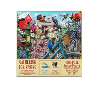 SUNSOUT INC - Gathering for Spring - Puzzle da 1000 pezzi dell'artista: Rafael Trujillo - Dimensioni finite 50,8 x 68,6 cm - MPN# 42234
