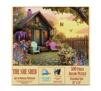 SUNSOUT INC - The She Shed - 500 pc Jigsaw Puzzle by Artist: Michael McKinney -