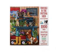 SUNSOUT INC - Trouble in The Potting Shed - Puzzle da 1000 pezzi di A