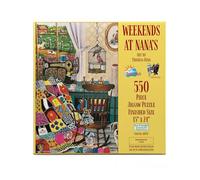 SUNSOUT INC - Weekend at Nana's - Puzzle da 550 pezzi dell'artista: Theresa King - Dimensioni finite 38,1 x 61 cm - MPN# 60952