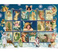 Sunsout - Puzzle Angeli di neve di Natale - 300 Pezzi