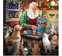 Sunsout - Puzzle Babbo Natale e i suoi animali - 500 Pezzi