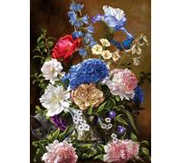 Sunsout - Puzzle Bouquet in blu - 1000 Pezzi