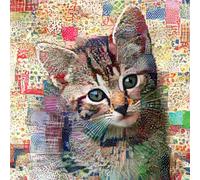 Sunsout - Puzzle Gattino soriano trapuntato - 500 Pezzi
