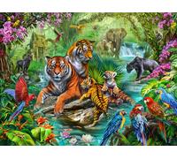 Sunsout - Puzzle Giungla di Tigri - 500 Pezzi