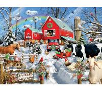 Sunsout - Puzzle Lori Schory - Fienile invernale - 300 Pezzi