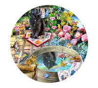 Sunsout - Puzzle Riflessioni del gattino - 500 Pezzi