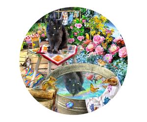 Sunsout - Puzzle Riflessioni del gattino - 500 Pezzi