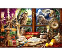 Sunsout - Puzzle Serata con i gufi - 550 Pezzi