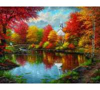 Sunsout - Puzzle Tranquillità autunnale - 1000 Pezzi