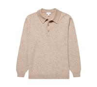 Sunspel - Mpol8293 Whao Cashmere Polo - - Tops - Uomo - Beige - S