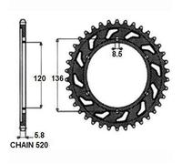 SUNSTAR 1-3511-37 Pignone catena
