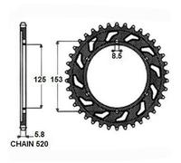 Pignone posteriore SUNSTAR SUNR1-3559-50