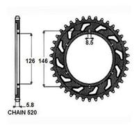 SUNSTAR 1-3577-48 Rocchetto per catena