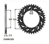 SUNSTAR 1-4442-39 Rocchetto per catena