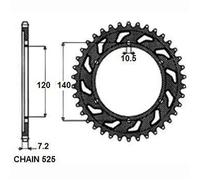 SUNSTAR 1-4523-46 Rocchetto per catena