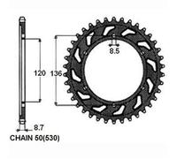 SUNSTAR 1-5505-44 Rocchetto per catena