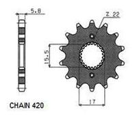 SUNSTAR 107-15 Pignone catena