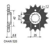 SUNSTAR 333-15 Pignone catena