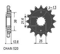 SUNSTAR 359-15 Pignone catena