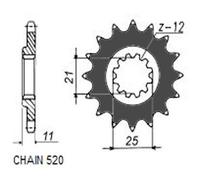 SUNSTAR 383-15 Pignone catena