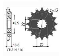 SUNSTAR 397-15 Pignone catena