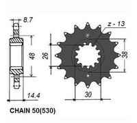 SUNSTAR 512-17 Pignone catena