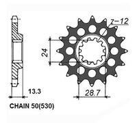 SUNSTAR 556-16 Pignone catena