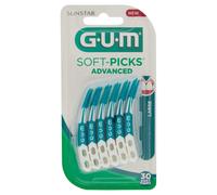 Sunstar Gomma Soft Picks Avanzate Grande 30 Pezzi Verde