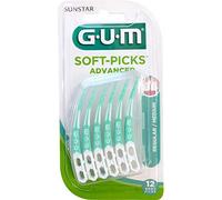 Sunstar Gum Soft Pick ADVANCED REGULAR MEDIUM 12 pezzi Soft Picks