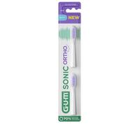 Sunstar GUM SONIC ORTHO BATTERY TOOTHBRUSH REFILL 2 TESTINE