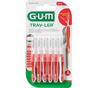 Sunstar Gum - SUNSTAR GUM Gum Scovolino Interdentale Travler 0.8 mm - confezione da 6 scovolini